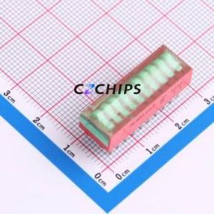 76SB10ST DIP Switch Through hole Component (THT) Switch Single Pole Single Throw 10 2.54mm 150mA - Product Image 1