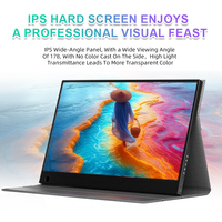 Moniteur portable tactile USB-C 14 pouces Eimio, ultra fin, pour les voyages d'affaires