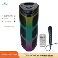 Altavoz Subwoofer para Exteriores V5.2 con Micrófono, 20W, Control Remoto, Construcción de Metal y Plástico, Gran Capacidad, para el Hogar