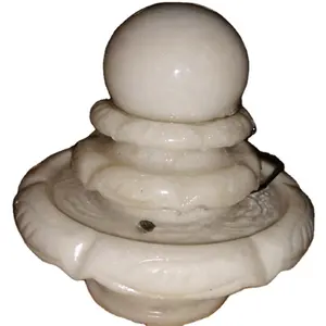 Exquisite Indoor Rolling Ball Natural Onyx Marble Stone Water Fountain For Interior Decoration