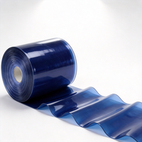 Rideau à lanières en PVC robuste avec nervures, anti-rayures, flexible, fabricant de rideaux de porte en PVC
