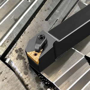 Herramienta de Torneado Externo de 16 mm con Recubrimiento de Nitruro de Titanio para Torno CNC de Control Manual, Forma Trapezoidal - Product Image 2