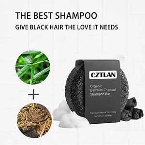 Barra de Champú Sólido de Carbón de Bambú para el Cuidado del Cuero Cabelludo, Limpieza Suave, Estimula el Crecimiento del Cabello, Totalmente Natural, Marca Privada - Product Image 4