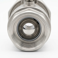Vannes à boisseau sphérique manuelles 2 pièces en acier inoxydable 304/316, à raccords à bride/filetage/NPT, 1 port, qualité OEM, direct usine Carp Journey