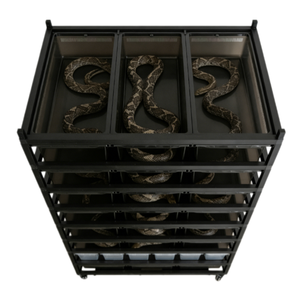 Système de rack chauffant pour reptiles de grande taille, boîtes d'élevage pour serpents, Python ball, Géco, avec support et étagère - Product Image 2