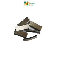 Segment de diamant de différentes tailles Type de rainure droite pour forage de béton armé