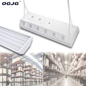 تركيبات إضاءة بصمام مستقيم LED مضادة للأتربة عالية وعالية من OGJG لتزيين الأغراض الصناعية مع جهاز انعكاس من نوع T8 مكونة من 4 مصابيح