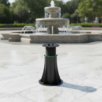 Socle réglable en plastique PP recyclé pour terrasse, balcon, support de revêtement de sol en WPC