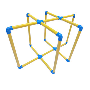 Factory Customization Modern Luxury PVC Tube Cube Construction Small <strong>Dog</strong> Puppy Activity Gym <strong>Toy</strong> Experience Center For Pet Play - Product Image 6