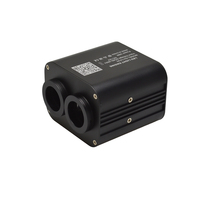 Lumière à fibres optiques LED variable à double port et double couleur RGBW 20W avec télécommande RF pour la décoration de voiture et de la maison