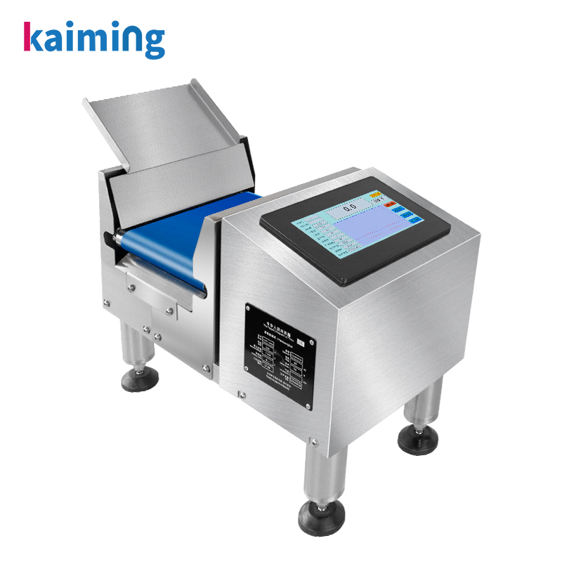 Single-stage Left/Right Sorting Checkweigher Food Online Weight Check Machine for Cartons Bottles Cans Film Paper