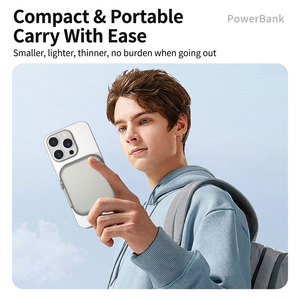 Chargeur sans fil magnétique 3-en-1 5000mAh 20W PD à charge rapide pour téléphone, montre et casque - Product Image 4