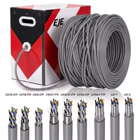 Cables de Red SFTP LSZH UTP 22/23/24/26/28/30AWG Cat5e STP PVC PE de 305m, Cable Ethernet LAN Cat 5e FTP, en Oferta