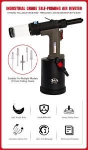 High Quality CX108200H Pneumatic Hydraulic Air Rivet Tool Powerful Pull Force with High Riveting Capacity - Product Image 4