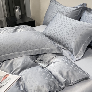 Literie de luxe confortable pour hôtel, lit <span class=keywords><strong>king</strong></span> size 1800 et taies d'oreiller, draps en lin 650Tc - Product Image 3