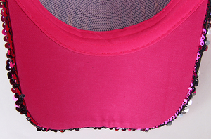 Gorra de Béisbol de Moda con Lentejuelas y Malla, Bicolor, Unisex, Personalizada, Económica - Product Image 4