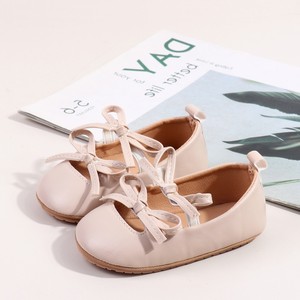 Scarpe basse con fiocco <span class=keywords><strong>per</strong></span> <span class=keywords><strong>neonata</strong></span>, in pelle PU traspirante, comode, con suola in gomma antiscivolo, <span class=keywords><strong>per</strong></span> i primi passi del neonato - Product Image 5