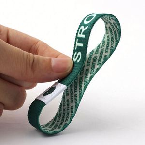 Bracelet en tissu élastique de mode en gros avec logo personnalisé - Product Image 1
