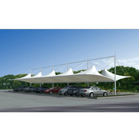 Abri de voiture moderne, tentes de stationnement, abris de voiture à structure en membrane tendue, adaptés aux garages et à une utilisation en extérieur, abris de voiture solaires.
