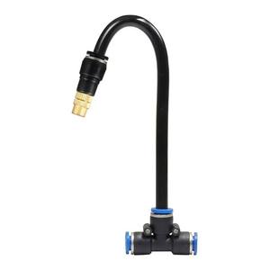 Buses de pulvérisation détachables 8 mm, raccord rapide universel, en cuivre et PE, angle de pulvérisation 120 degrés, réglage d'angle droit - Product Image 3