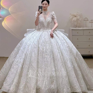 Vestidos de Novia Elegantes para Mujer, Vestido de Princesa de Tul, Vestidos de Novia para Banquete de Compromiso, Vestidos de Novias Lsjj92 - Product Image 2