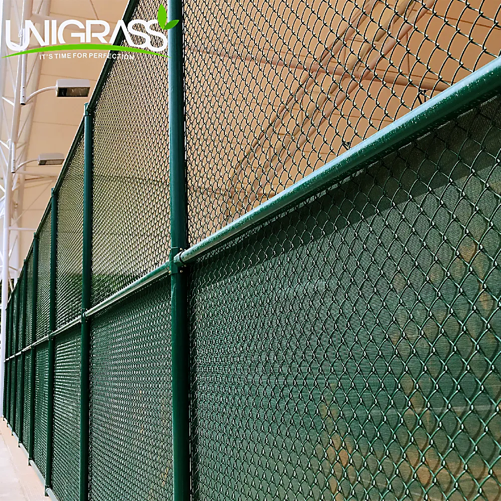UNI 6m yükseklik çit zincir bağlantı çit futbol sahası Net, demir Net Anti UV için açık alan
