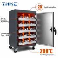 200 ° Four industriel de type C avec circulation d'air chaud pour le séchage du plastique et le traitement thermique des métaux