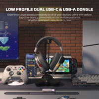 FANTECH WHG06 Headset Nirkabel PC Gaming BT 3.5mm USB-C Over-Ear Dengan Mikrofon