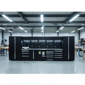 Station <span class=keywords><strong>de</strong></span> travail modulaire robuste, nouveau design, système <span class=keywords><strong>de</strong></span> <span class=keywords><strong>rangement</strong></span> pour garage, fabrication <span class=keywords><strong>de</strong></span> machines, <span class=keywords><strong>chantier</strong></span> <span class=keywords><strong>de</strong></span> construction, armoire à outils en métal - Product Image 1