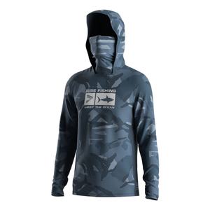 Vente Flash : T-shirt de Performance à Manches Longues pour Homme, Séchage Rapide, Protection UPF 50+, Design Sublimation, avec Capuche, Idéal pour la Pêche - Product Image 1