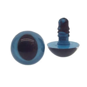 Yeux de chat en plastique transparent bleu jaune cristallin <span class=keywords><strong>pour</strong></span> jouets en <span class=keywords><strong>peluche</strong></span> - Product Image 1