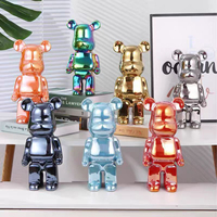Ornements ours d'amour en céramique personnalisés à chaud pour l'ameublement de 35cm de haut Statues en céramique Offre Spéciale