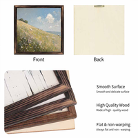 Grande taille XL, Cadres en bois sur mesure, Impression photo, Peinture abstraite moderne, Art mural encadré pour chambre à coucher, Décoration écologique