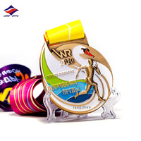 Longzhiyu 17 ans métal médaille usine Offre Spéciale 5K course Sport médailles médaille d'or MARathon finisseur Souvenir
