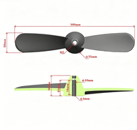 Hélice en plastique à double pale Yak Outdoors YZ-22 pour coques de kayak à pédales en HDPE, fabriquée dans le Zhejiang