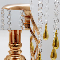 Nouveau centre de table de mariage en cristal et fer forgé, vase de table pour fleurs, décoration florale pour hôtel, restaurant, table principale, ornements artisanaux