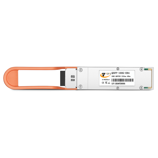 YTOPTO 100GB QSFP28 ER4 SM 1310nm 40Km LC FTTH OpticTransceiver Module Compatible