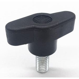 Bouton à vis en forme de fleur de prunier M6 M8 M10, poignée en plastique, fixation mécanique, filetage métrique, acier au carbone grade 10.9, moulage par injection - Product Image 2