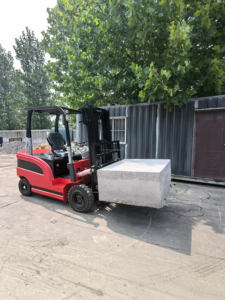 1.5-3.5 Ton Forklift listrik empat roda sudut pandang lebar 2-Level 3m tiang lampu spion Alarm lampu mundur Alarm baru digunakan - Product Image 3