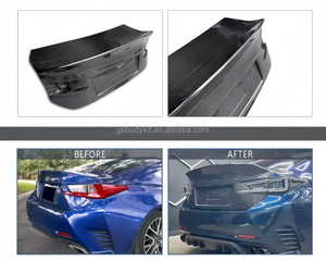 For Lexus <strong>RC</strong>/RC200t RC300 RC350/ RCF Upgrading Carbon Fiber Trunk Lid Body Kit Trunk Spoiler Fender Hood Car <strong>Bumper</strong> - Product Image 2