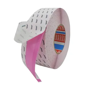 เทปประกบง่าย <span class=keywords><strong>TESA</strong></span> <span class=keywords><strong>51910</strong></span>กาวยางสังเคราะห์กระดาษสีชมพูคู่บินเทปประกบสำหรับการพิมพ์ที่มีความยืดหยุ่น - Product Image 1
