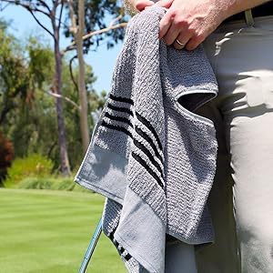 <span class=keywords><strong>Serviette</strong></span> de sport en coton personnalisée pour golfeurs, douce, absorbante et anti-transpiration - Product Image 5