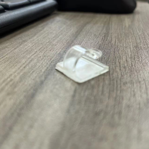 100 adet plastik yapıştırıcı kablo klipsi için masa/duvar/araba/TV/Ethernet (küçük temizle) - Product Image 1