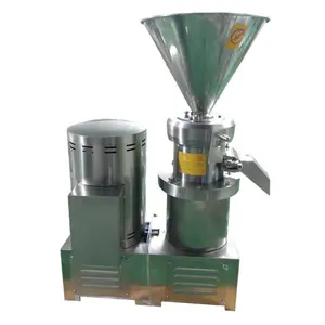 Commercial Electric Continuous Hazelnut Paste Maker Olde Tyme Peanut Nut Butter Stone Grinder Machine For Making Butter