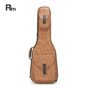 Novel Design Manufacture Selling Musical Instrument Guitar Bag Adjustable Shoulder Strap Waterproof Acoustic Guitar Carrying Bag