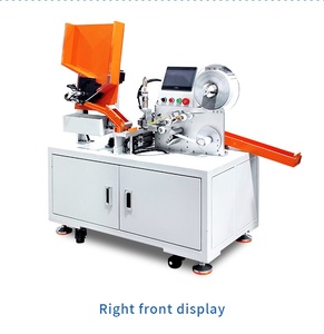 เครื่องติดสติกเกอร์แบตเตอรี่อัตโนมัติแบบกระบอกทรงกระบอกอเนกประสงค์ เครื่องติดกระดาษปิดผนึกขวดข้าวบาร์เลย์อัตโนมัติ - Product Image 2