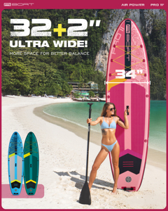 ดรอปชิปปิ้ง บอร์ดแพดเดิลแบบพองลม ขนาด 11'*34"*6" รุ่น AI01 พร้อมขาย - Product Image 2