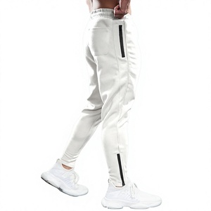Wholesale 79% cotton, 14% Polyester, 7% Spandex Men's <b>Summer</b> Casual Athletic Outdoor Jogger <b>Pants</b> Ankle Zipper Design Long <b>Pants</b> - Product Image 3