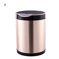 Poubelle automatique sans contact, batterie de corbeille à capteur multifonctionnel, avec lampe, vente en gros, livraison gratuite en chine