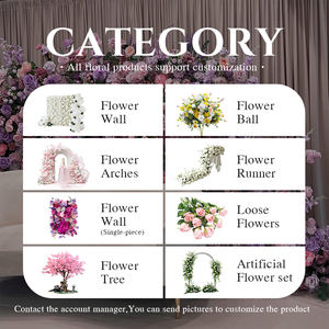 زهور صناعية من الحرير على شكل كرة من الورد لتزيين حفلات الزفاف من سان ويدنج - Product Image 5